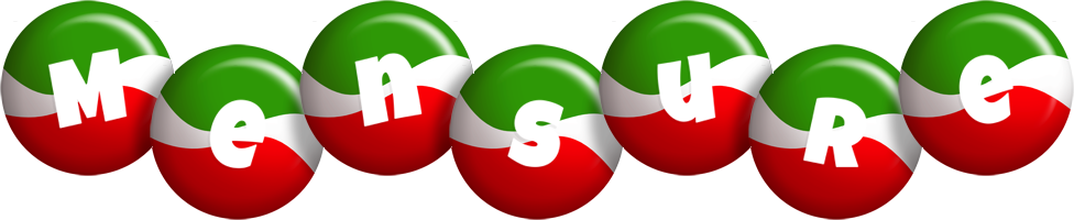 Mensure italy logo