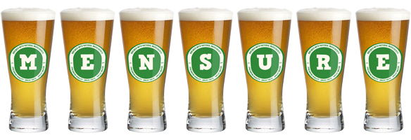 Mensure lager logo