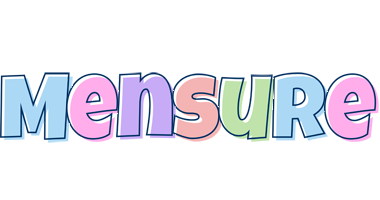 Mensure pastel logo