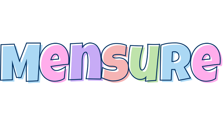 Mensure pastel logo