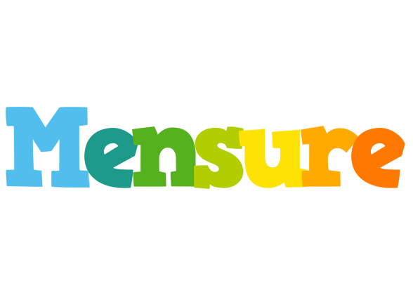 Mensure rainbows logo