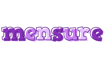 Mensure sensual logo