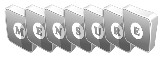 Mensure silver logo