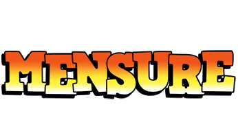Mensure sunset logo