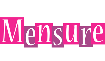 Mensure whine logo