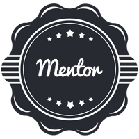 Mentor badge logo