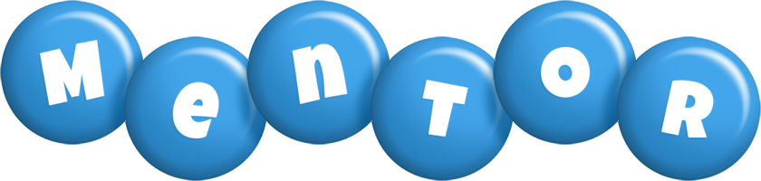Mentor candy-blue logo