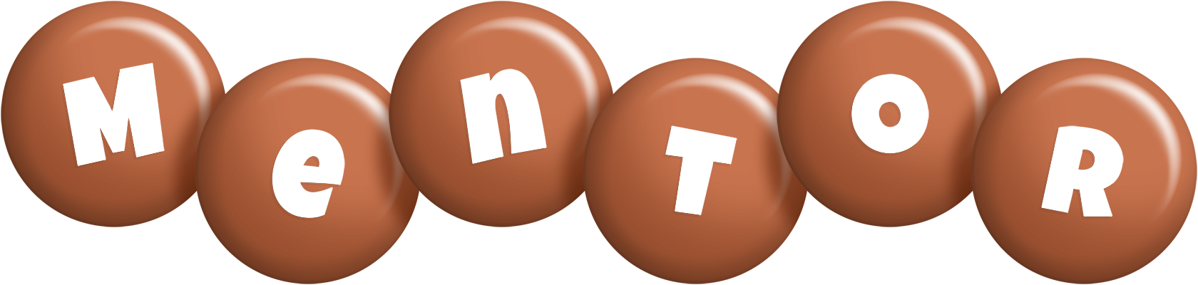 Mentor candy-brown logo