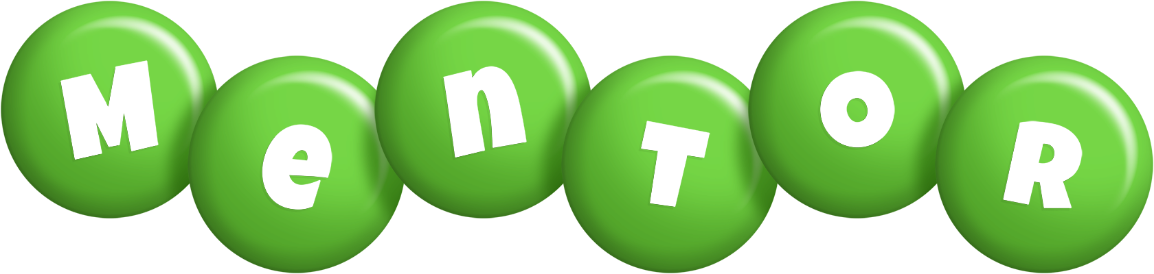 Mentor candy-green logo