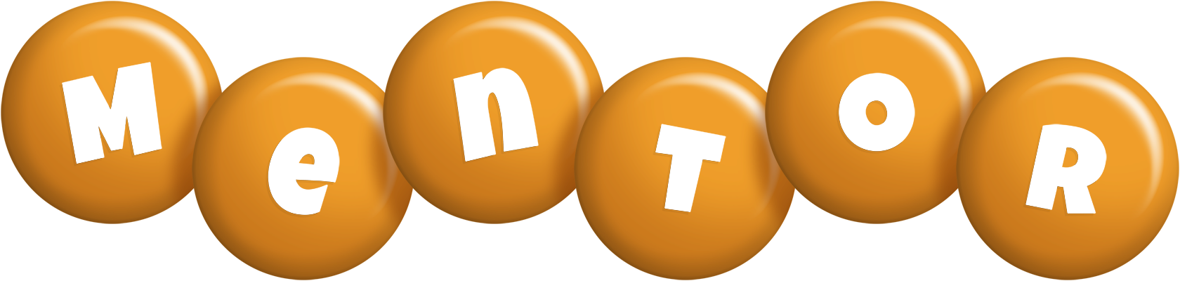Mentor candy-orange logo
