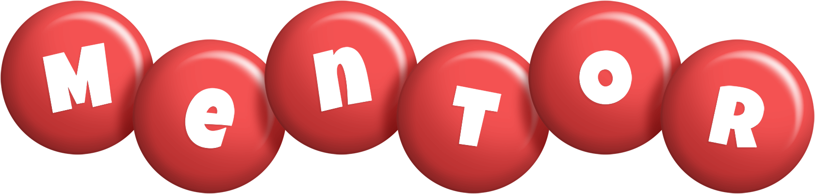 Mentor candy-red logo