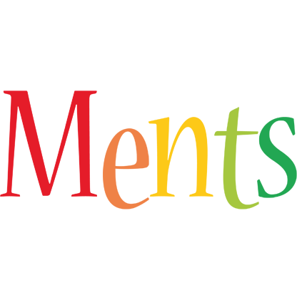 Ments birthday logo