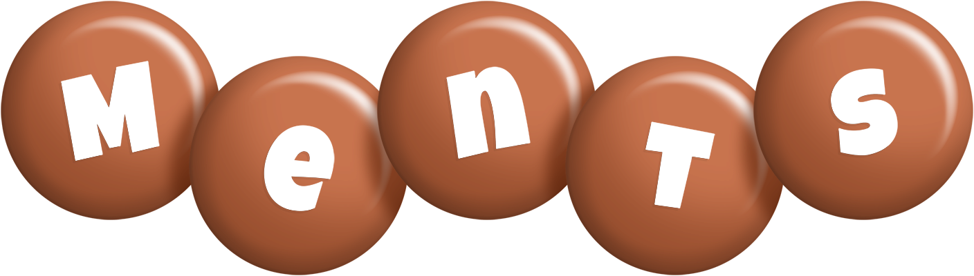 Ments candy-brown logo