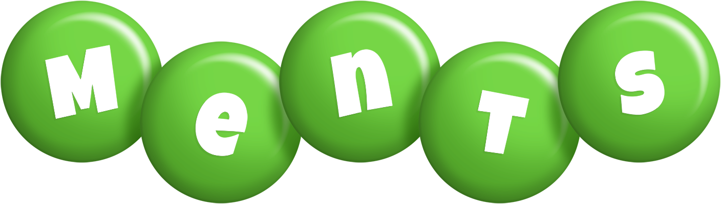 Ments candy-green logo