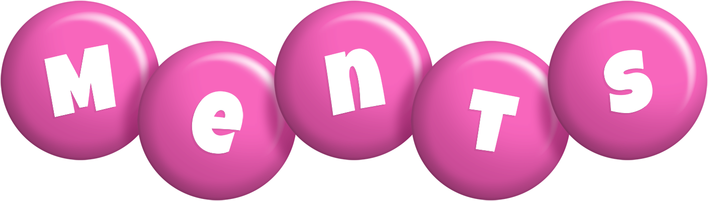 Ments candy-pink logo
