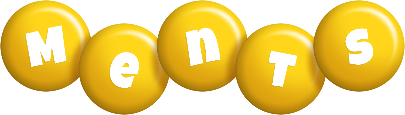Ments candy-yellow logo