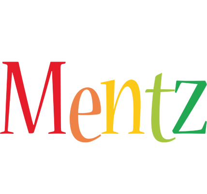 Mentz birthday logo