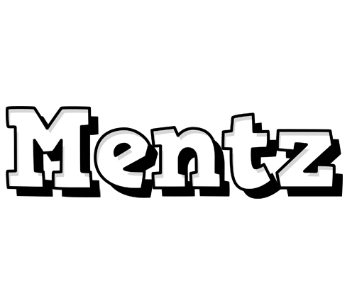 Mentz snowing logo