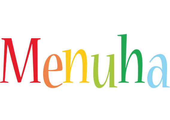 Menuha birthday logo