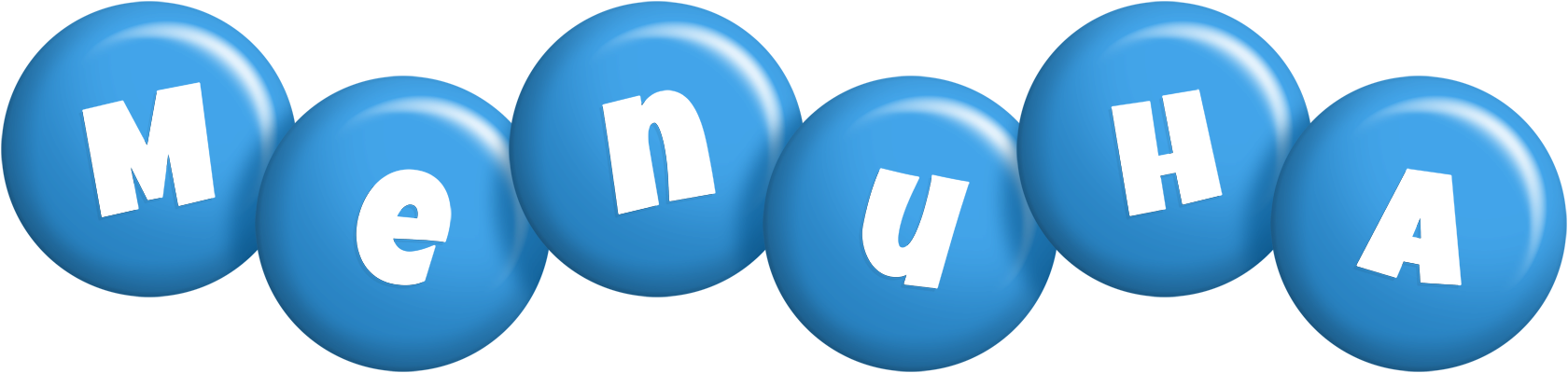 Menuha candy-blue logo
