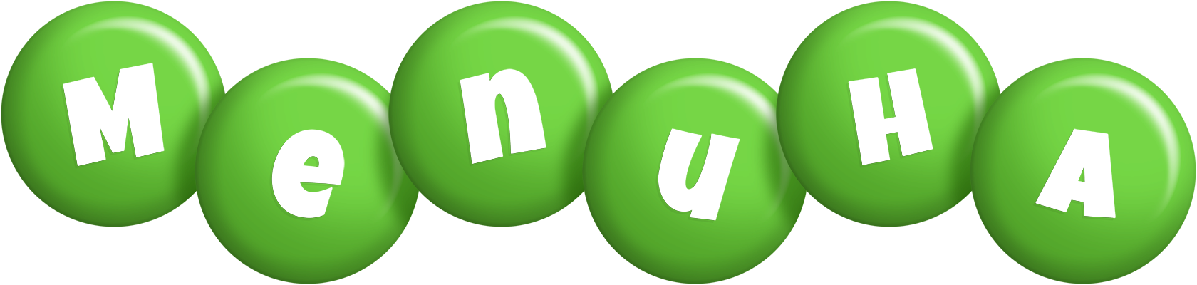 Menuha candy-green logo
