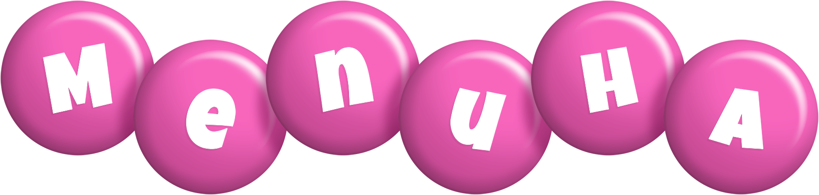 Menuha candy-pink logo
