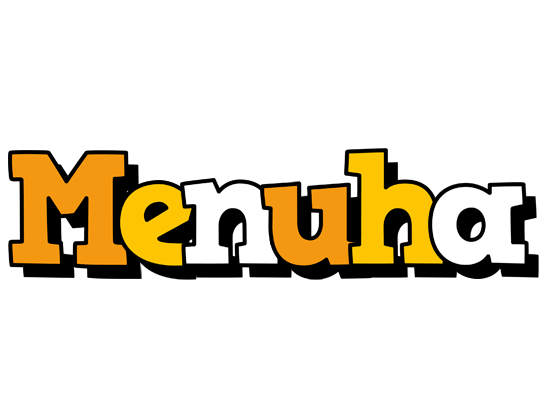 Menuha cartoon logo