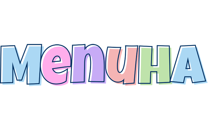 Menuha pastel logo