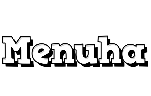 Menuha snowing logo