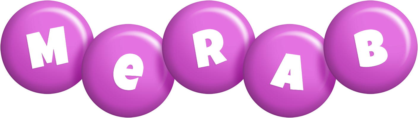 Merab candy-purple logo