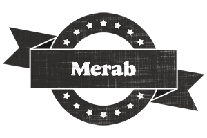 Merab grunge logo