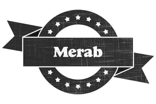 Merab grunge logo