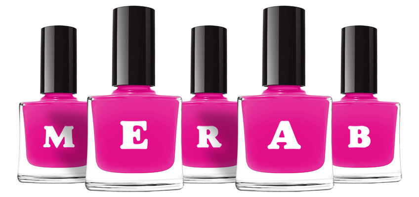 Merab nails logo
