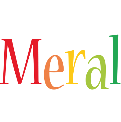 Meral birthday logo