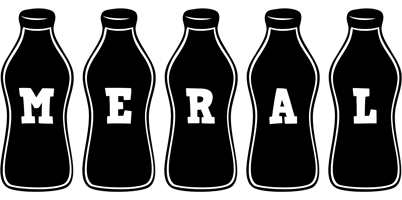 Meral bottle logo