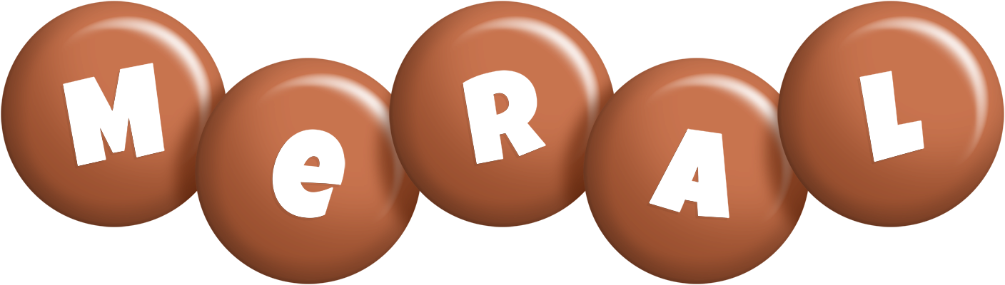 Meral candy-brown logo