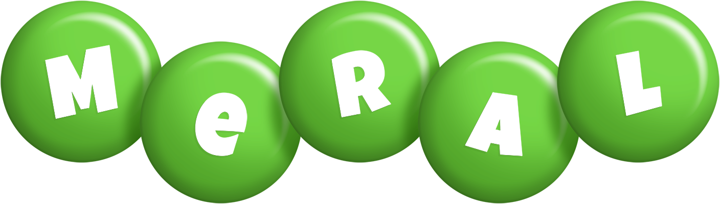 Meral candy-green logo