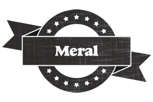 Meral grunge logo