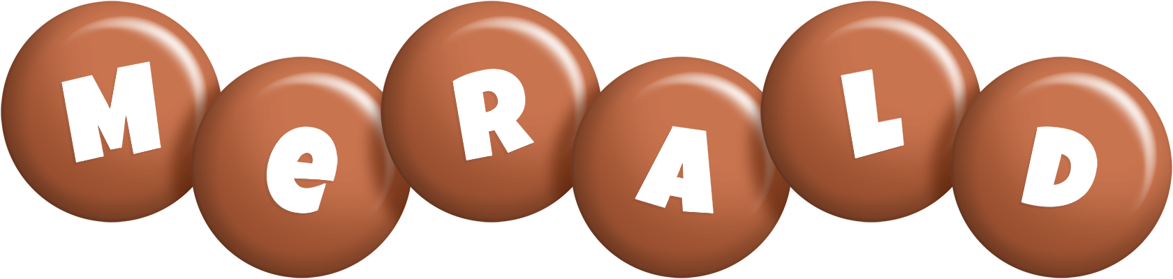 Merald candy-brown logo