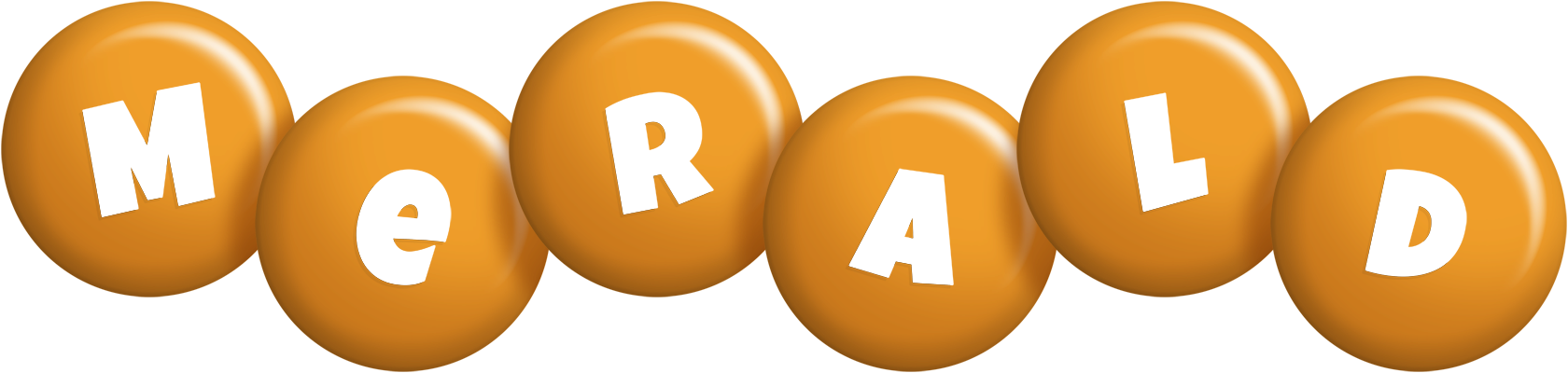 Merald candy-orange logo