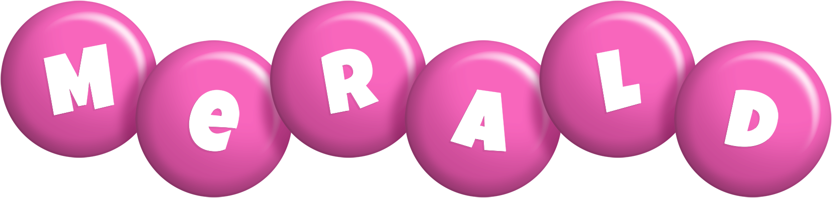 Merald candy-pink logo