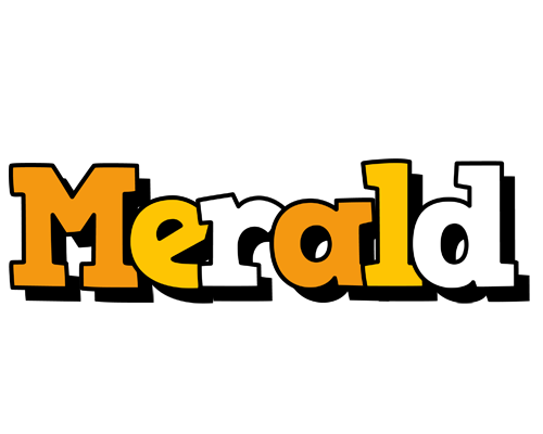 Merald cartoon logo