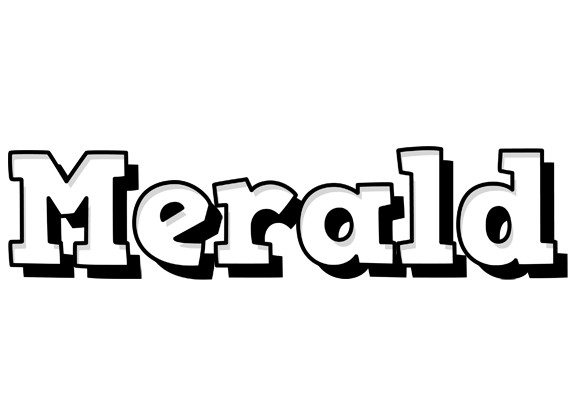 Merald snowing logo