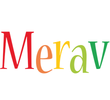 Merav birthday logo