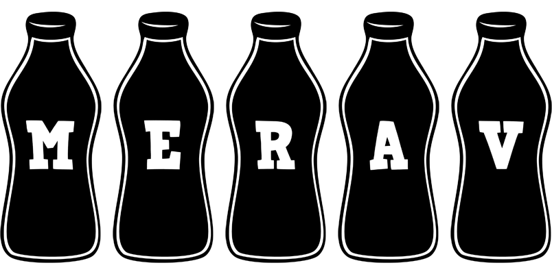 Merav bottle logo