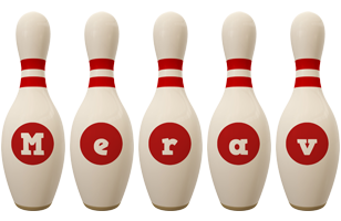 Merav bowling-pin logo