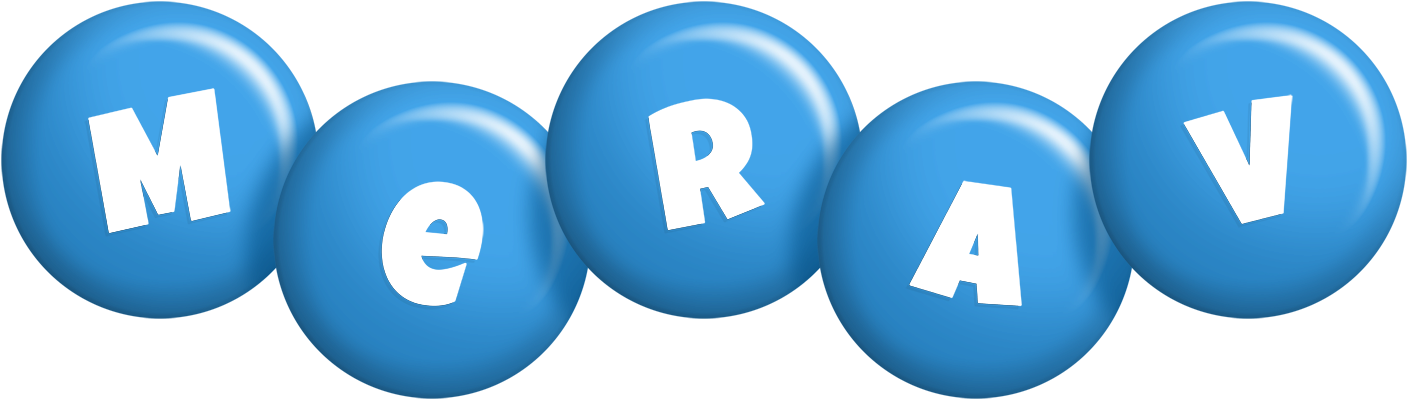 Merav candy-blue logo
