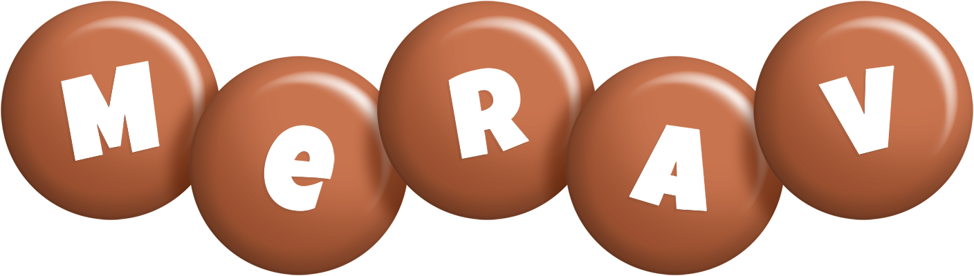 Merav candy-brown logo