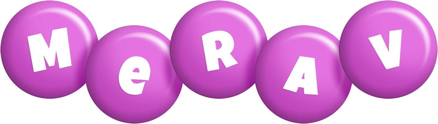 Merav candy-purple logo