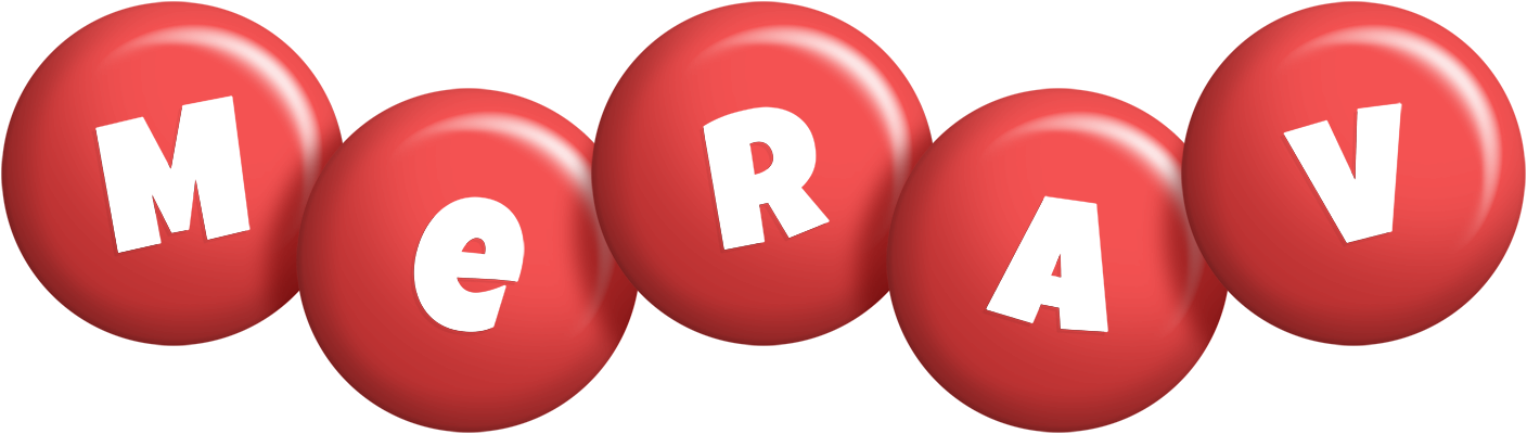 Merav candy-red logo
